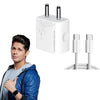 Apple 20W USB-C Charger For iPhone 15 Series (Adapter With Braided Cable)
