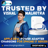Apple iPhone 30W USB-C Braided Charger For 17 Series Models (Adapter With Cable)