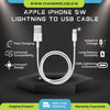 Apple iPhone 5W Lightning To Usb Cable (Only Cable)
