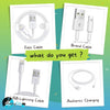 Apple iPhone 5W Lightning To Usb Cable (Only Cable)