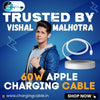 Apple iPhone 60W USB-C To C Braided Cable (Only Cable)