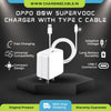 Oppo 80W Supervooc Flash Charge Charger (Adapter with Cable)