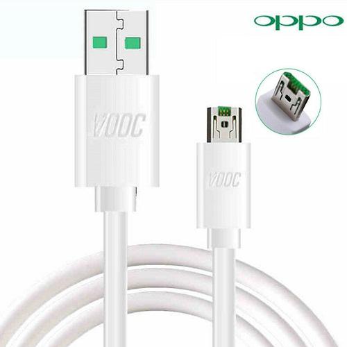 Oppo VOOC Charge And Data Sync Cable For Realme 2 Pro White-chargingcable.in