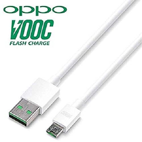 Oppo VOOC Charge And Data Sync Cable For Realme 2 Pro White-chargingcable.in