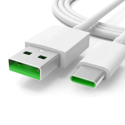 Oppo A92 SUPERVOOC Type C Charge And Data Sync Cable 1 Mt White