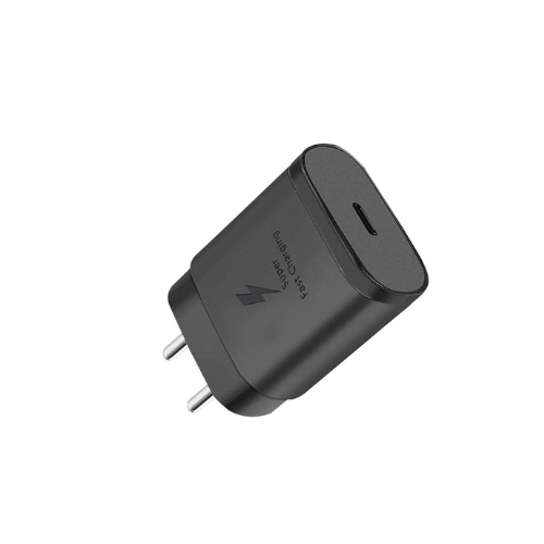 Samsung Galaxy M62 5G 25W Type C-Type-C Adaptive Fast Mobile Charger With Cable Black