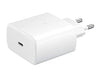 Load image into Gallery viewer, Samsung Galaxy S23 Plus 45W Super Fast Charging Travel Adapter With C To C Cable White