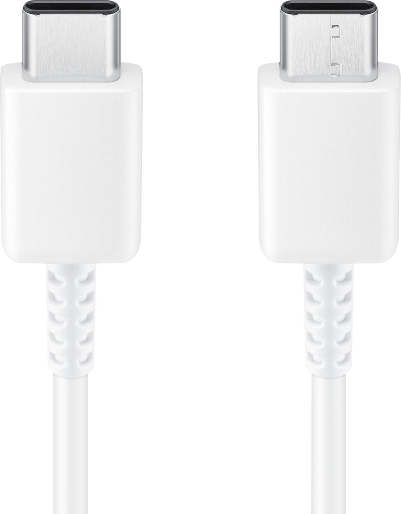 Samsung Galaxy F34 25W Type-C To Type-C Adaptive Fast Mobile Charger With Cable White