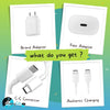 Samsung 25W Type C-C Charger White (Adapter With Cable)