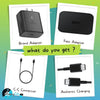 Samsung 45W Type C-C Charger Black (Adapter With Cable)