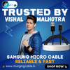 Samsung Micro USB Cable Black (Only Cable)