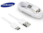 Samsung Galaxy A40s Type C Cable-1M-White-chargingcable.in