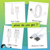 Samsung USB To Type C Cable White (Only Cable)