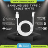 Samsung USB To Type C Cable White (Only Cable)