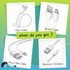 Samsung Micro USB Cable White (Only Cable)