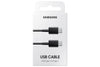Samsung Galaxy S23 FE Type C to Type-C Charge And Sync Cable-1.8M-Black