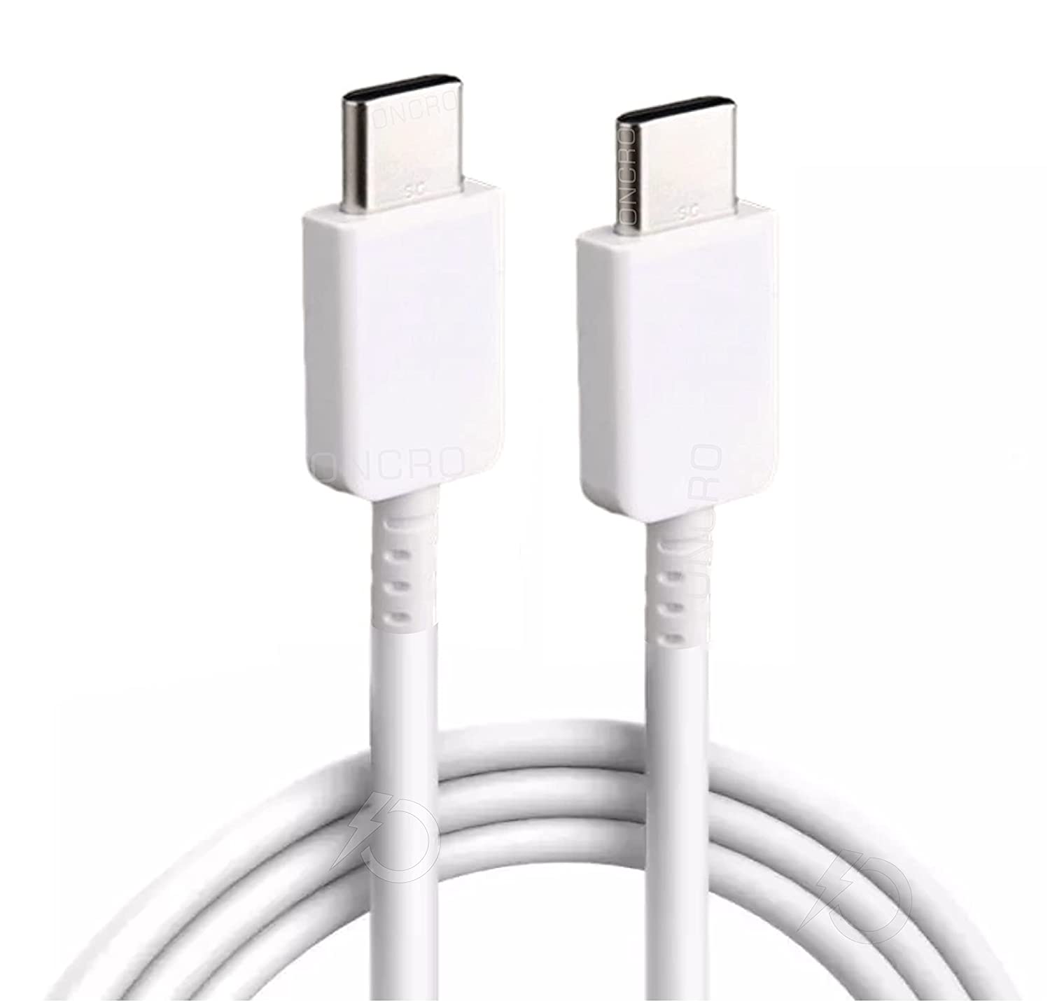Samsung Galaxy S21fe 5G Type C to Type-C Charge And Sync Cable-1M-White