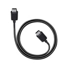 Samsung Galaxy A52s black Type-C cable coiled view