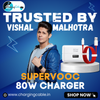 Oneplus 80w Supervooc Type C Charger (Adapter With Cable)