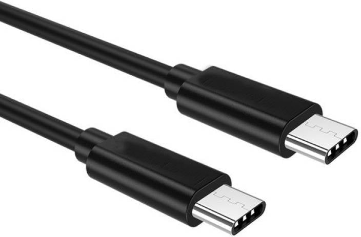 Samsung Galaxy A71 Type C to Type-C Charge And Sync Cable-1M-Black-chargingcable.in