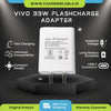 Vivo V23 Support FlashCharge 44W Fast Mobile Charger (Only Adapter)
