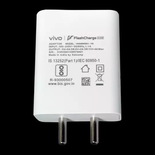 Vivo X70 Pro FlashCharge 44W Fast Mobile Charger (Only Adapter)