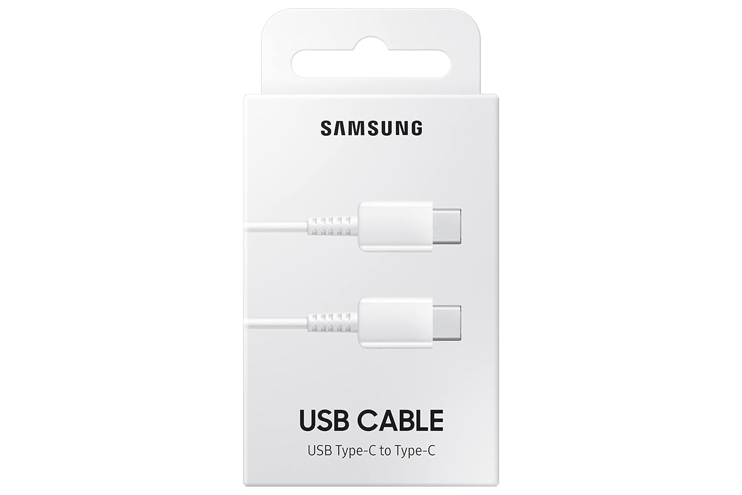 Samsung Galaxy A55 5G Type-C to Type-C Charge And Sync Cable-1M-White