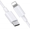 Apple Compatible For iPhone 11 Pro USB-C to Lightning Thunderbolt 3 Charge and Data Sync Cable 1M White-chargingcable.in