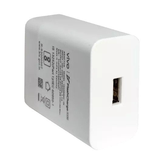 Vivo V25 Pro Support FlashCharge 44W Fast Mobile Charger With Type-C Data Cable