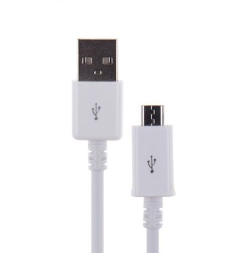 Samsung A10 Data Sync And Charging Cable-1M-White-chargingcable.in