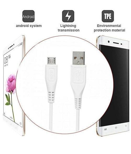 Vivo V15 Fast Charge And Data Sync 1.2 Mt Cable White-chargingcable.in