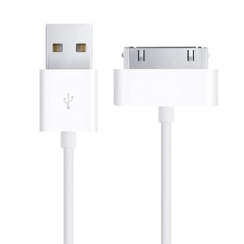 Data Cable Charge & Sync Cable for Apple iPhone 3/4/4S iPad Device White-chargingcable.in