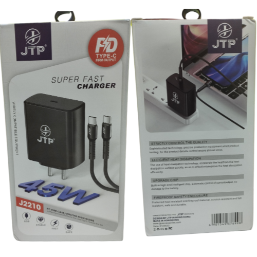 Samsung Ultra Fast Charger Type C 45W PD-J2210 Charger [Adapter+Cable] By JTP