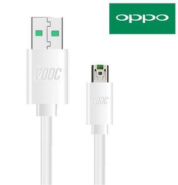 Oppo A3S VOOC Charge And Data Sync Cable White-chargingcable.in