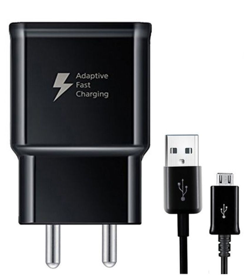 Samsung A20e Adaptive Mobile Charger 2 Amp With Adaptive Fast Cable Black-chargingcable.in