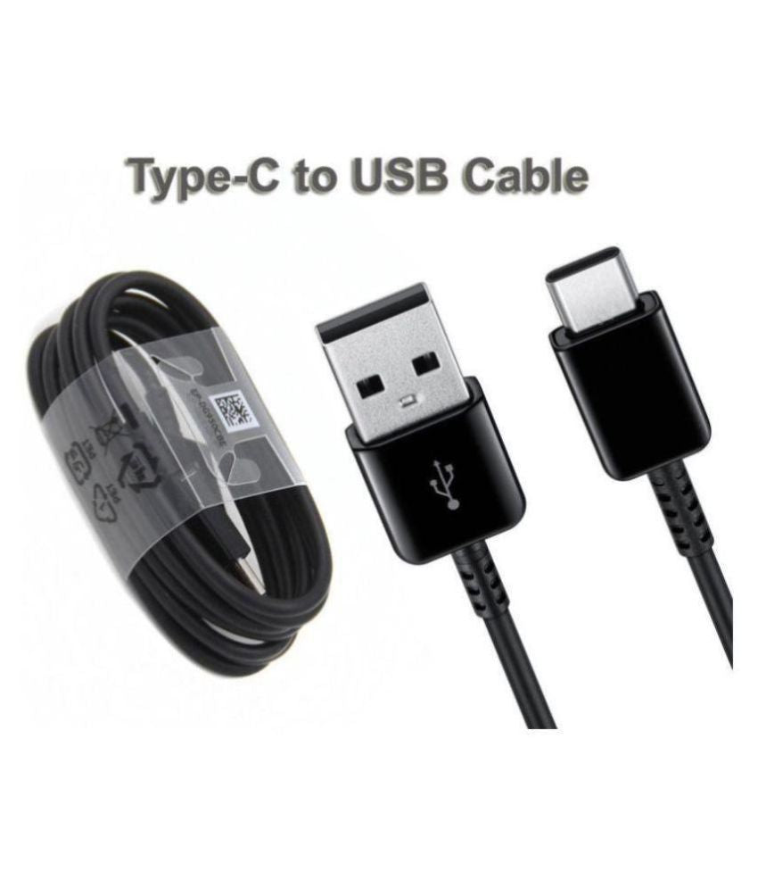 Samsung Galaxy M40 Support 15W Adaptive Charge Type-C Cable Black