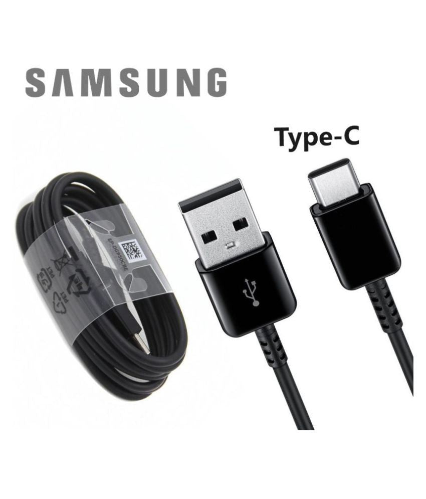 Samsung Galaxy Note 8 Type C Charge And Sync Cable-1M-Black-chargingcable.in