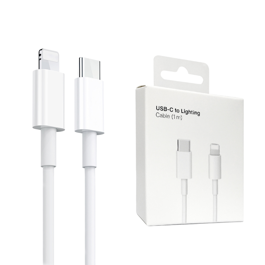 Apple iPhone 13 Pro USB-C to Lightning Thunderbolt 3 Charge and Data Sync Cable 1M White