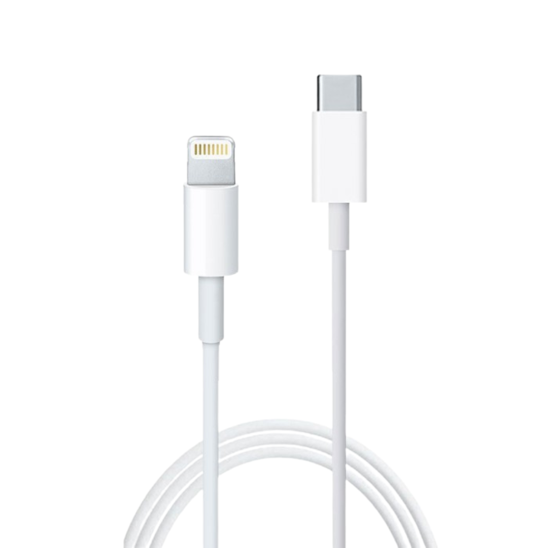 Apple iPhone 14 Plus USB-C to Lightning Thunderbolt 3 Charge and Data Sync Cable 1M White