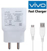 Load image into Gallery viewer, Vivo U10 2 Amp Dual Engine Dual Engine Mobile Charger with Data Cable-chargingcable.in