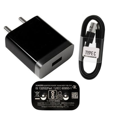 XIAOMI Redmi K20 Type C Mobile Charger Qualcomm 3 Amp With 1 Mt Cable-chargingcable.in