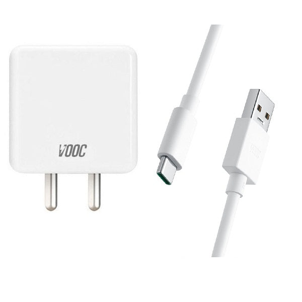 Oppo Reno 2 4 Amp Type-C Vooc Charger With C-Type Cable-chargingcable.in