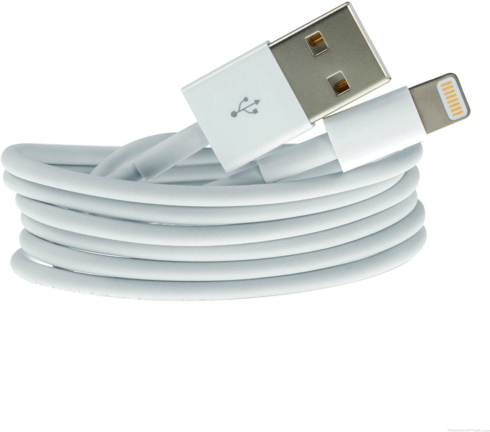 Lightning To Usb Charge and Data Sync Lightning Cable for Apple iPhone SE (2019)- 1 M White