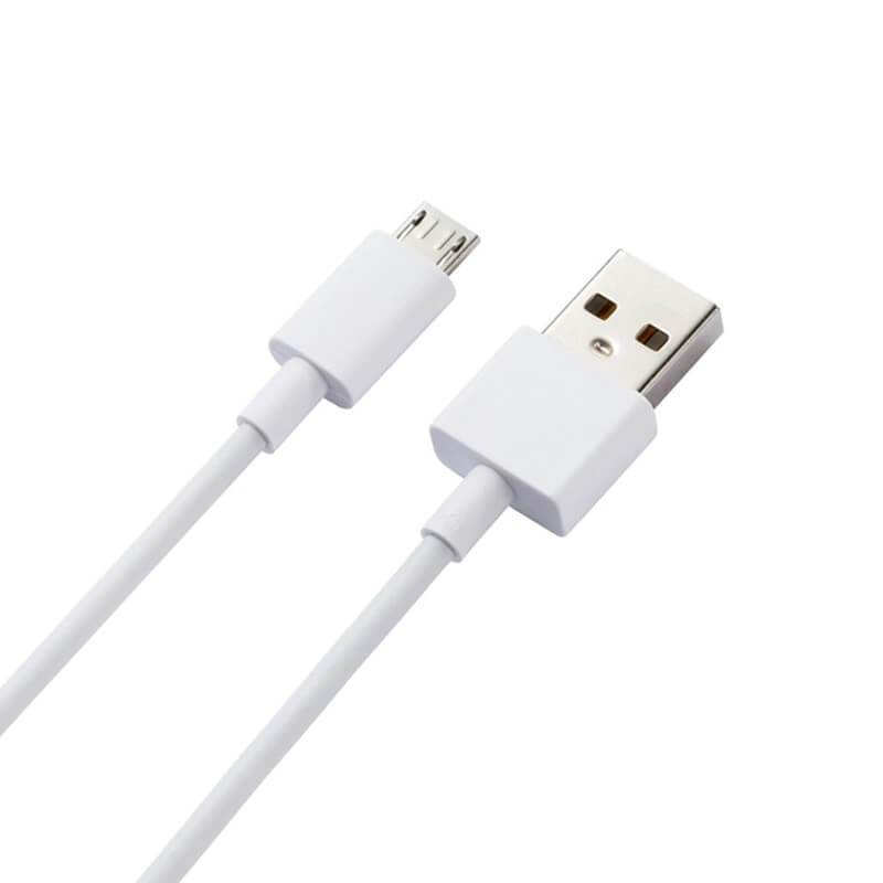 White MicroUSB cable for Redmi Mi 9A fast charging