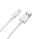 White Redmi 9 MicroUSB cable for fast charging