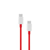Oneplus 9RT Warp Type C To Type-C Charging & Data Sync Cable-Red-100CM