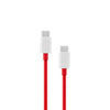 Oneplus 8T Warp Type C To Type-C Charging & Data Sync Cable-Red-100CM