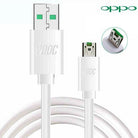 Oppo VOOC Oppo A7 Charge And Data Sync Cable White-chargingcable.in