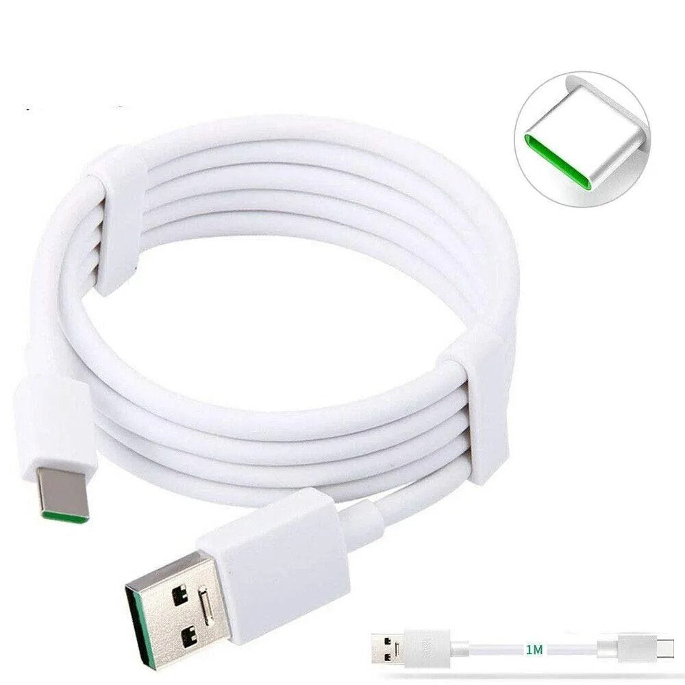 Oppo F21 Pro SUPERVOOC 33W Fast Mobile Charger With Type-C Cable White