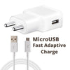 Samsung A10 Adaptive Mobile Charger 2 Amp With Fast Data Cable White